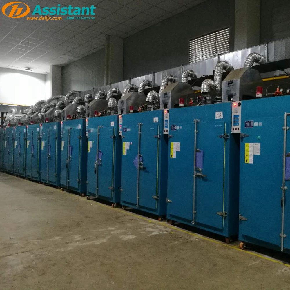 China Gas And Electric Heating Rotary Type 16pcs 120cm trays Drying Dehydrator DL-6CHZ-Q18 manufacturer